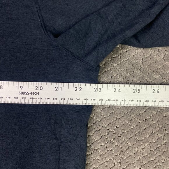 Rhoback Hesi Performance Hoodie Men's Medium Gray Long Sleeve Pullover Stretch - Picture 7 of 8